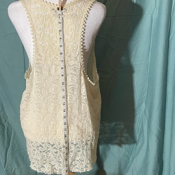 American Eagle Outfitters Cream Lace Mini Dress - Picture 4 of 6